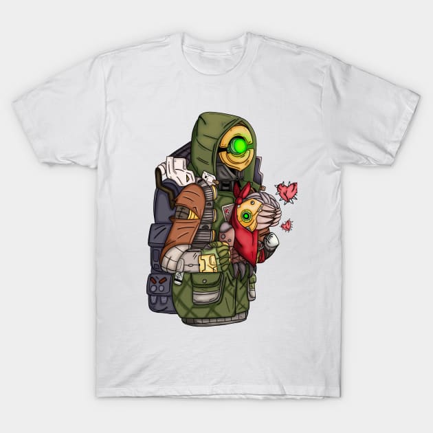 Borderlands Fl4k and Mr Chew T-Shirt by CaptainShivers